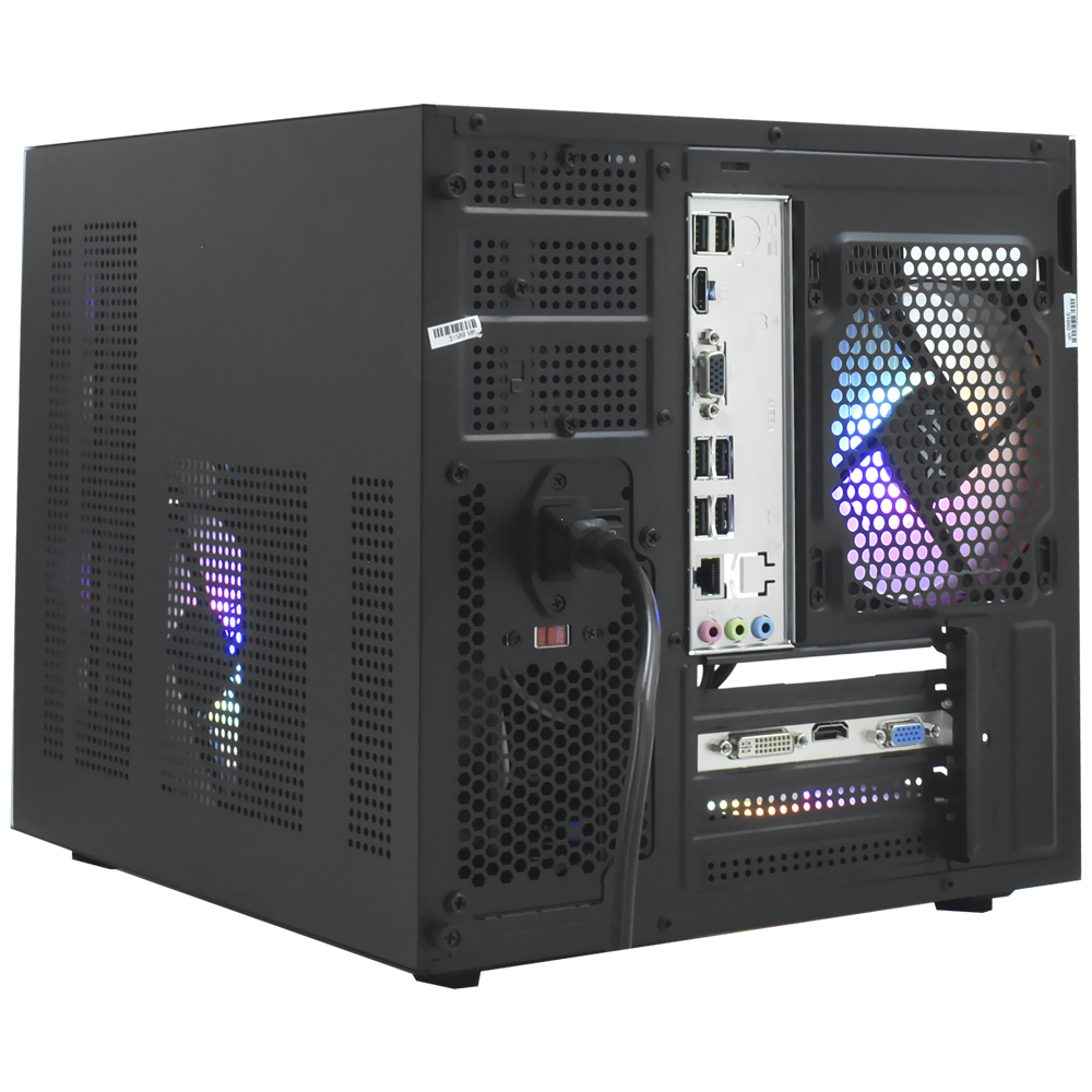 PC Montado Gamer Intel Core i7 2600 de 3.4GHz 8GB de RAM / 256GB SSD / GeForce GT730 4GB + Kit Gamer - Preto 