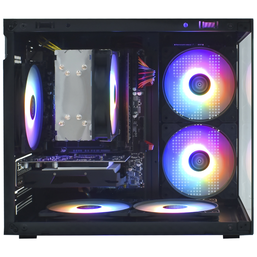 PC Montado Gamer Macrovip Intel Core i5 8400 de 2.8GHz 8GB de RAM / 480GB SSD / GeForce GTX1050TI 4GB - Preto