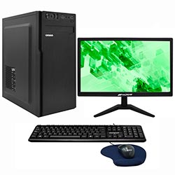 PC Montado Intel Core i3 3220 de 3.3GHz 16GB de RAM / 120GB SSD + Monitor / Mouse / Teclado / Mouse Pad - Preto
