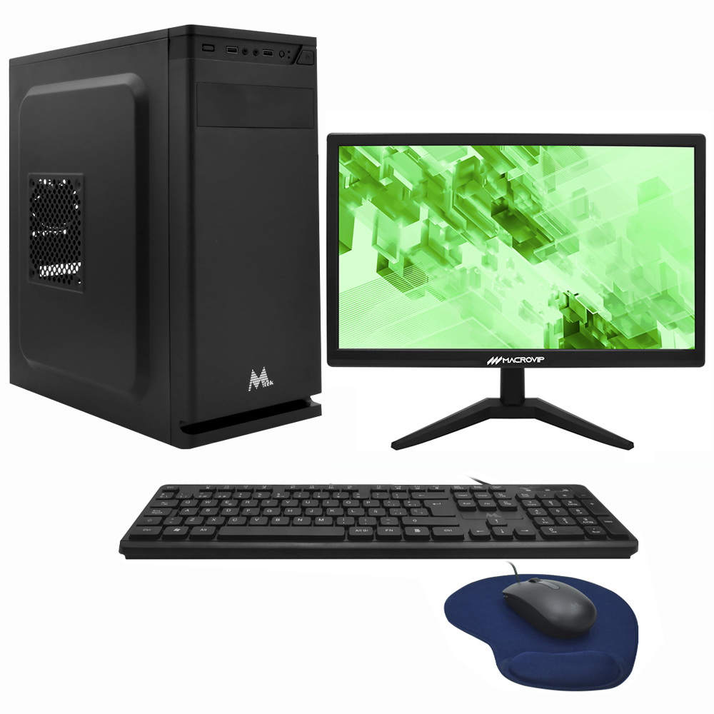 PC Montado Intel Core i3 3220 de 3.3GHz 16GB de RAM / 120GB SSD + Monitor / Mouse / Teclado / Mouse Pad - Preto