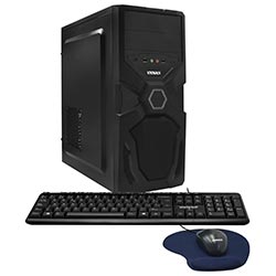 PC Montado Intel Core i3 540 de 3.06GHz 8GB de RAM / 240GB SSD + Mouse / Teclado / Mouse Pad - Preto