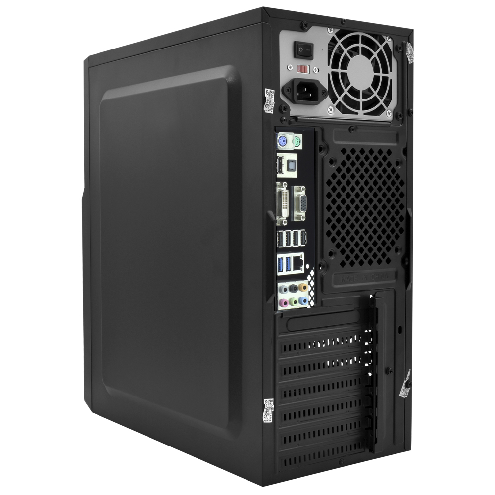 PC Montado Intel Core i5 4570 de 3.2GHz 16GB de RAM / 240GB SSD + Mouse / Teclado / Mouse Pad / Fone - Preto