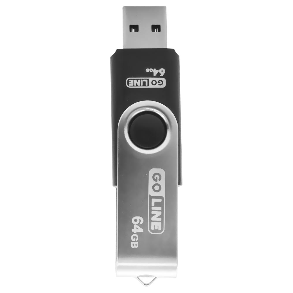 Pendrive Goline GL-64GB 64GB USB 2.0 - Preto / Prata