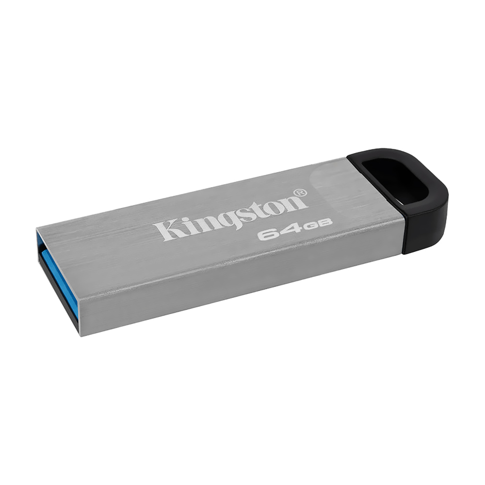 Pendrive Kingston 64GB USB 3.2 - Prata (DTKN/64GB)