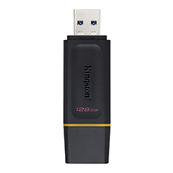 Pendrive Kingston Exodia 128GB USB 3.2 - Preto (DTX/128GB) 