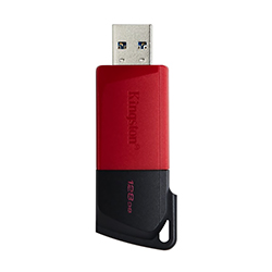 Pendrive Kingston Exodia 128GB USB 3.2 - Preto (DTXM/128GB)