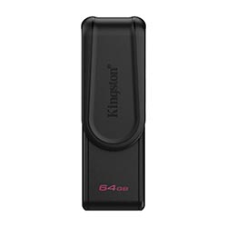 Pendrive Kingston Exodia S 64GB USB 3.2 - Preto (DTXS/64GB)