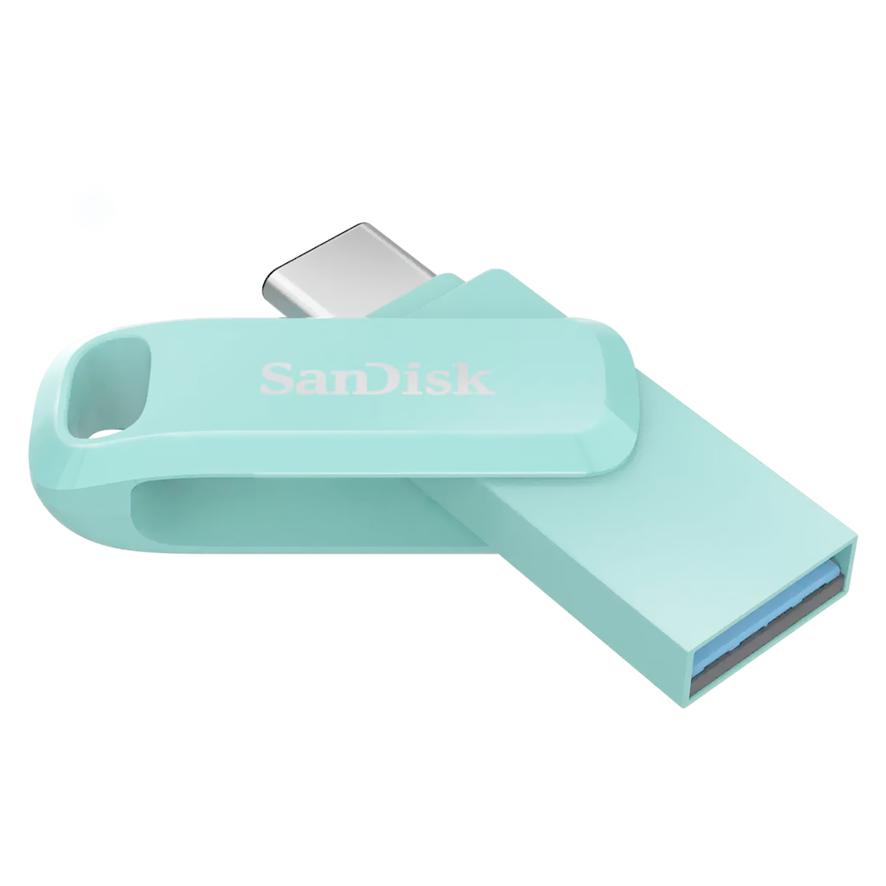 Pendrive SanDisk G46 Ultra Dual Drive Go 64GB USB 3.1 / USB-C - Verde (SDDDC3-064G-G46G)