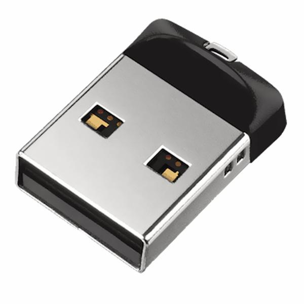 Pendrive SanDisk Mini Z33 Cruzer Fit 8GB USB 2.0 - Preto 