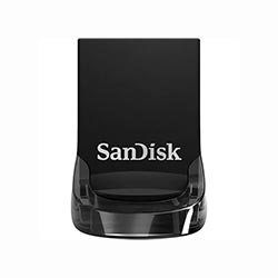 Pendrive SanDisk Mini Z430 Ultra Fit 16GB USB 3.0 / 3.1 - Preto