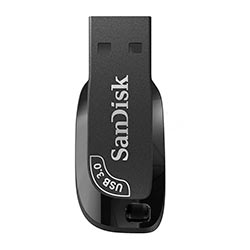 Pendrive SanDisk Z410 Ultra Shift 128GB USB 3.0 - Preto