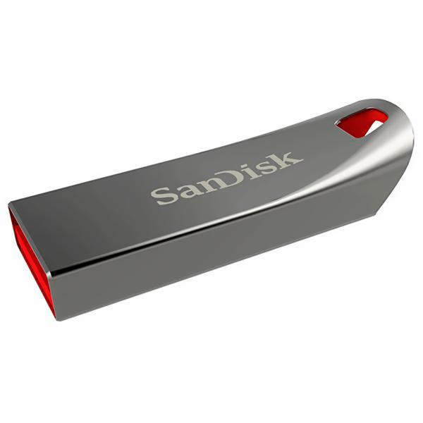 Pendrive SanDisk Z71 Cruzer Force 64GB USB 2.0 / 3.0 - Prata