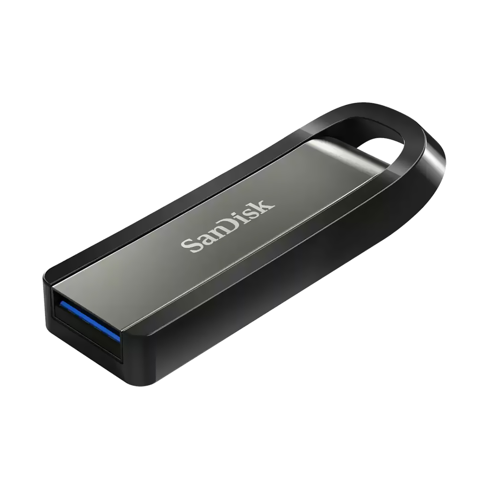 Pendrive SanDisk Z810 Extreme Go 64GB USB 3.2 - Cinza / Preto (SDCZ810-064G-G46)