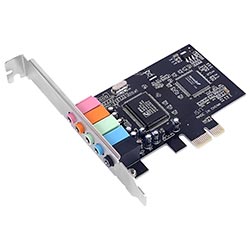 Placa de Som PCI Express 5.1CH