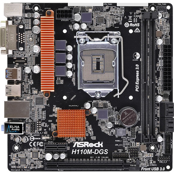 Совместимость asrock h110m dgs