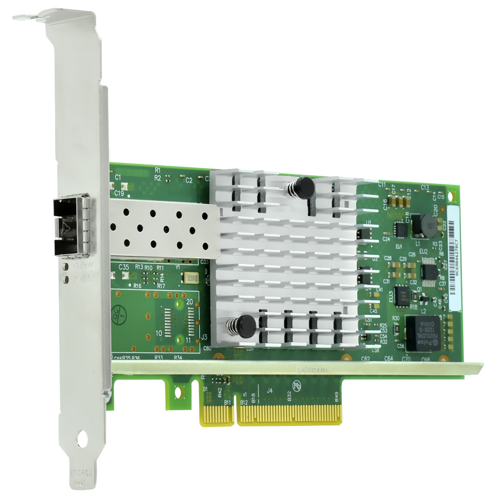 Placa de Rede PCI Express X520-DA1 X8 10G / 1 Porta SFP+ / Server Adapter Intel (82599EN NIC)