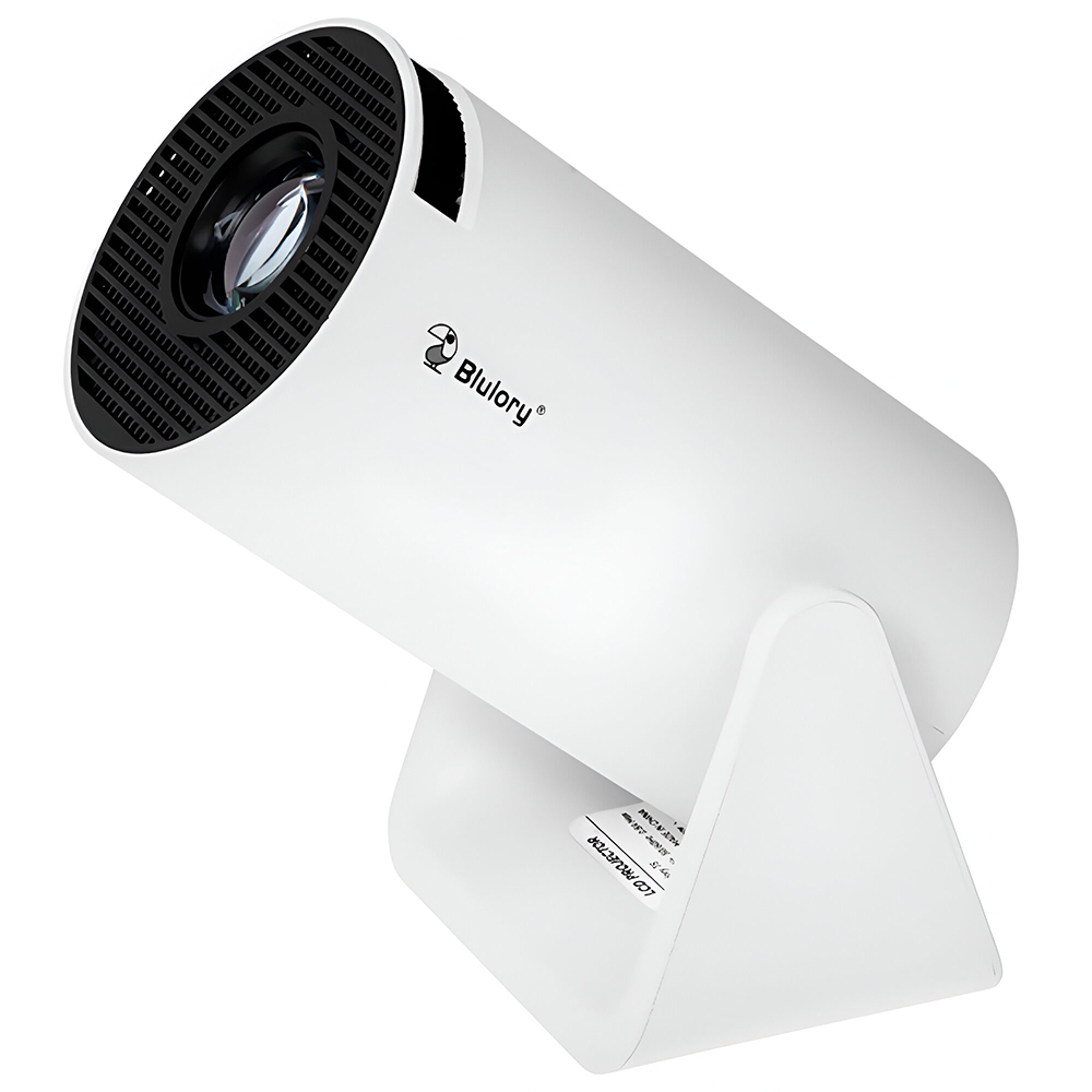 Projetor Blulory Mini LED T5 1200 Lumens - Branco