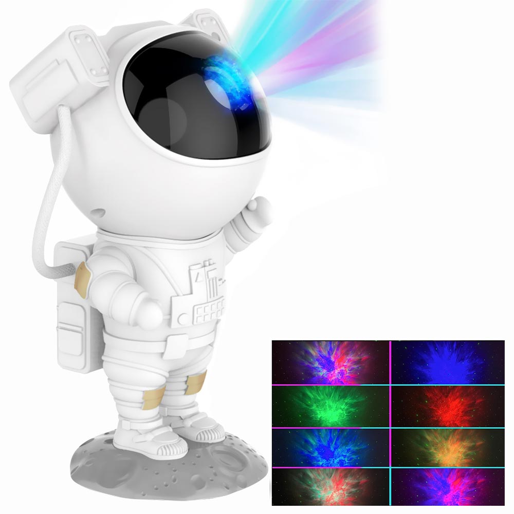 Projetor de Luz Laser Astronaut TYD-YHY-001 Starry Sky - Branco + Controle