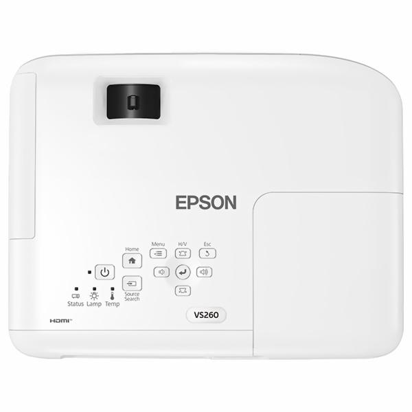 Projetor Epson VS260 3300 Lumens - Branco