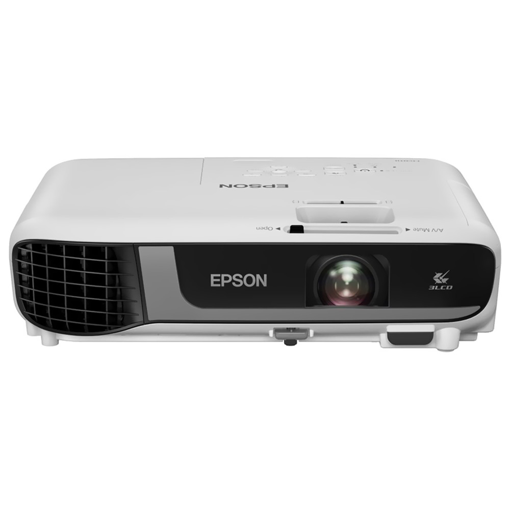 PROJETOR EPSON W52+ POWERLITE 4000 LUMENS WXGA/HDMI/VGA/USB BRANCO