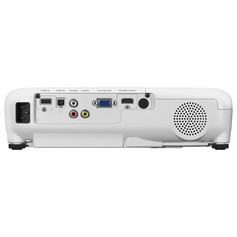 PROJETOR EPSON W52+ POWERLITE 4000 LUMENS WXGA/HDMI/VGA/USB BRANCO