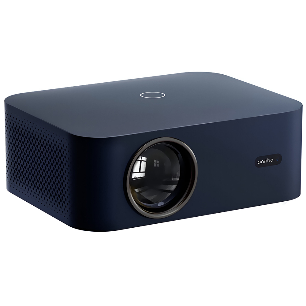 PROJETOR XIAOMI WANBO LED X2 MAX WPA23 PORTABLE 450 LUMENS WIFI/HDMI/USB/AUDIO AZUL