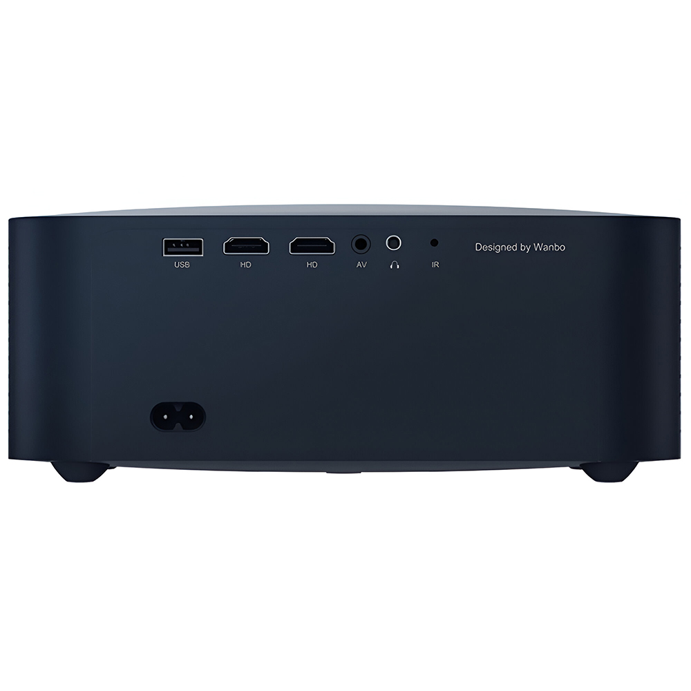 PROJETOR XIAOMI WANBO LED X2 MAX WPA23 PORTABLE 450 LUMENS WIFI/HDMI/USB/AUDIO AZUL