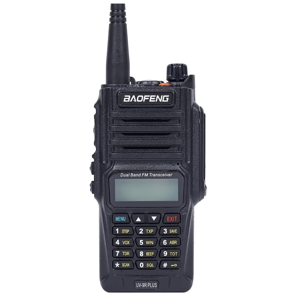 Walkie Talkie Baofeng UV-9R Dual Band / Bivolt - Preto