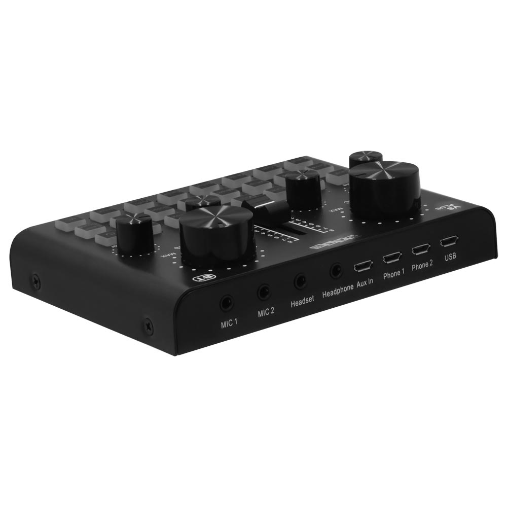 INTERFACE DE AUDIO SATELLITE AMK37 MULTIFUNCIONAL LIVESOUND CARD PRETO
