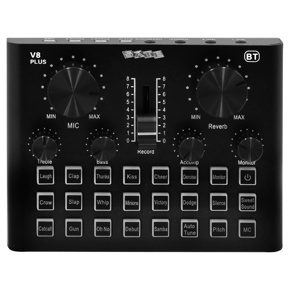 INTERFACE DE AUDIO SATELLITE AMK37 MULTIFUNCIONAL LIVESOUND CARD PRETO