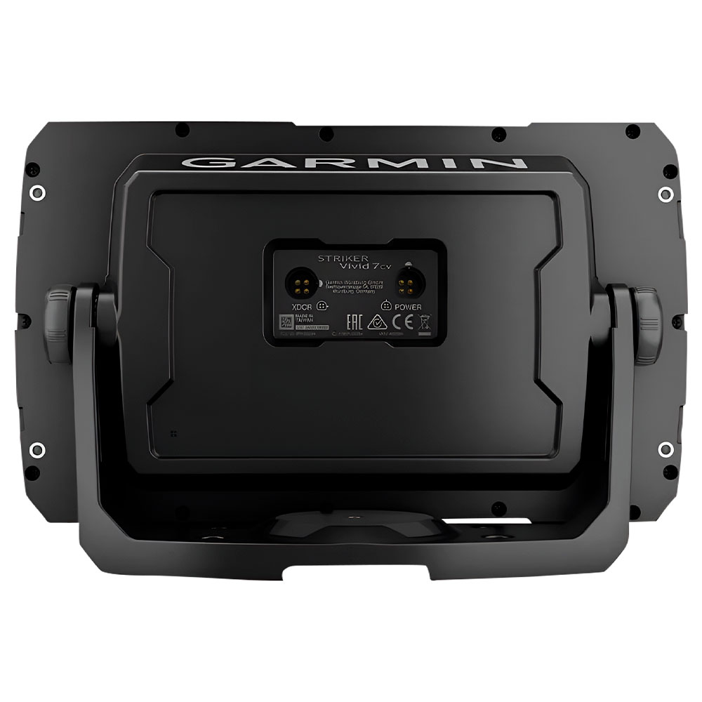 Rastreador GPS Garmin Striker Vivid 7cv 7" - Preto + Transducer Sonar (010-02552-01)