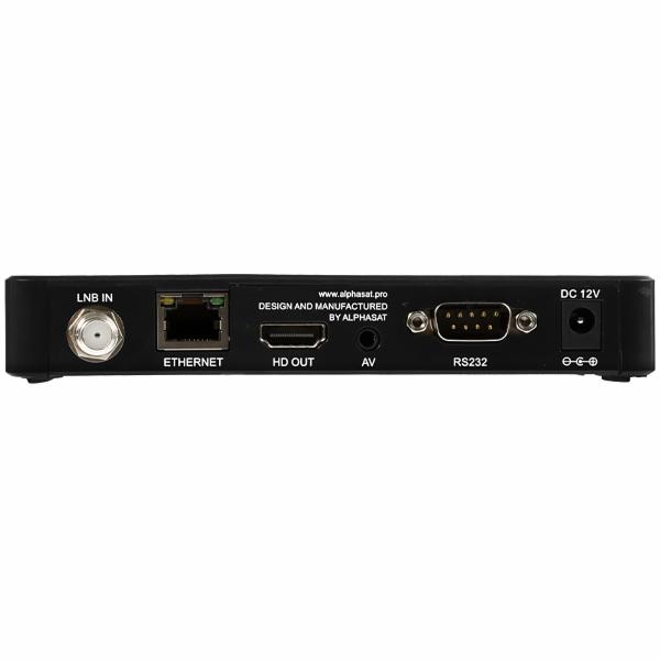 Receptor Digital FTA Alphasat DC Plus IKS / CS - Preto
