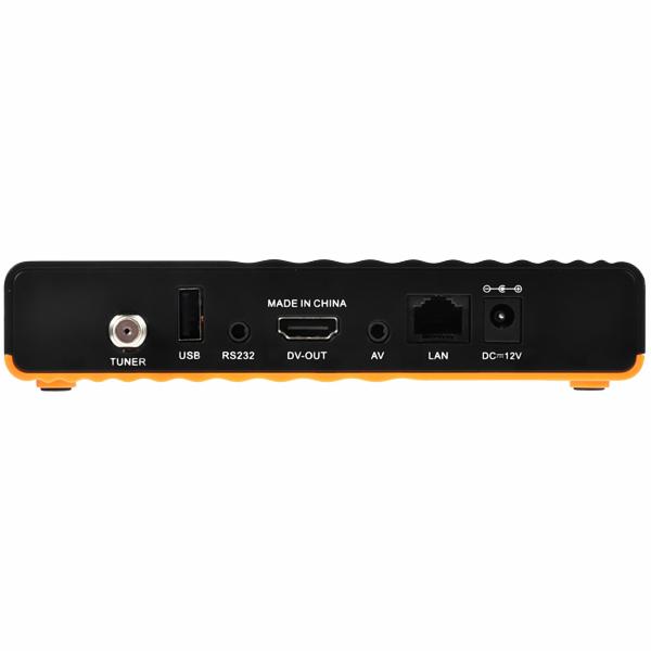 RECEPTOR DIGITAL FTA AZ-AMERICA MOBI UHD 4K WIFI/IKS/HDMI/USB/LAN PRETO/LARANJA