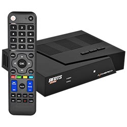 Receptor Digital FTA Azamerica Beats GX Pro IKS / SKS / IPTV - Preto