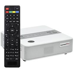 RECEPTOR DIGITAL FTA CINEBOX SUPREMO PRO HD/IKS/SKS/WIFI/HDMI/USB/LAN BRANCO 