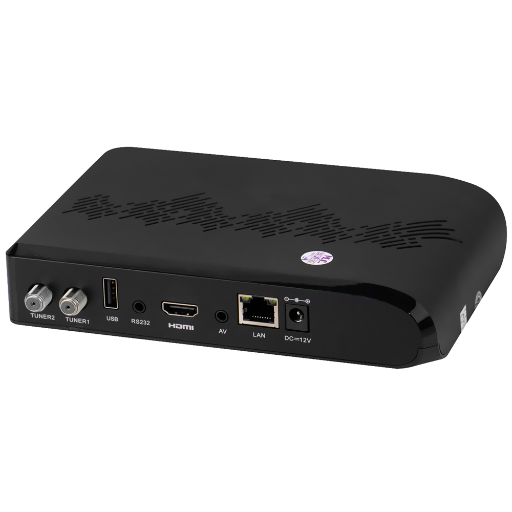 Receptor Digital FTA Globalsat GS240 Pro Max IKS / SKS - Preto