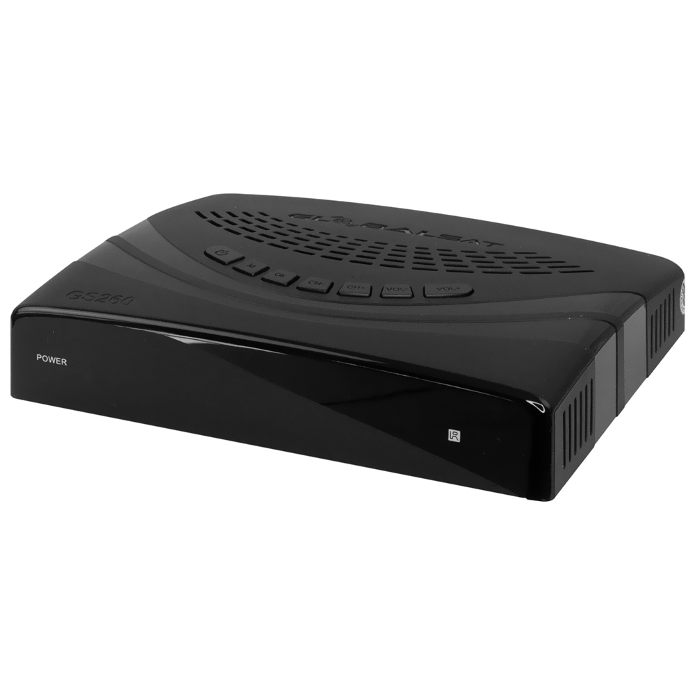 Receptor Digital FTA Globalsat GS260 - Preto