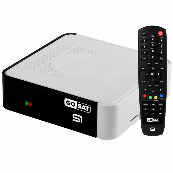 RECEPTOR DIGITAL FTA GOSAT S1 FHD WIFI/HDMI/USB/RS232/LAN BRANCO