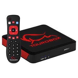 Receptor Digital Tourobox 1GB de RAM / 8GB / 4K UHD - Preto