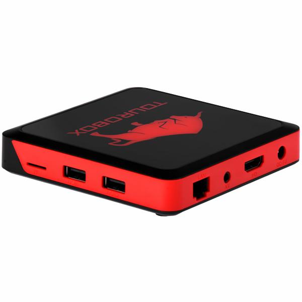 Receptor Digital Tourobox 1GB de RAM / 8GB / 4K UHD - Preto