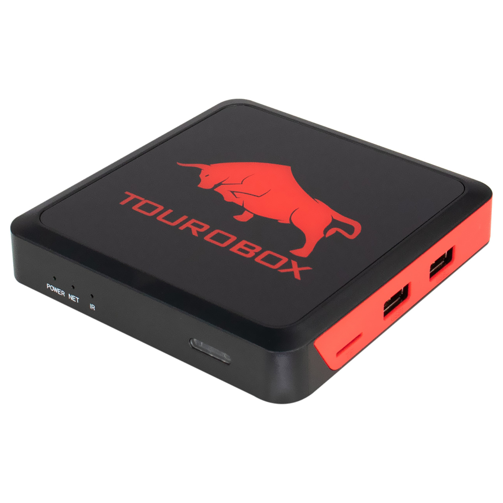 Receptor Digital Tourobox 1GB de RAM / 8GB / 4K UHD - Preto