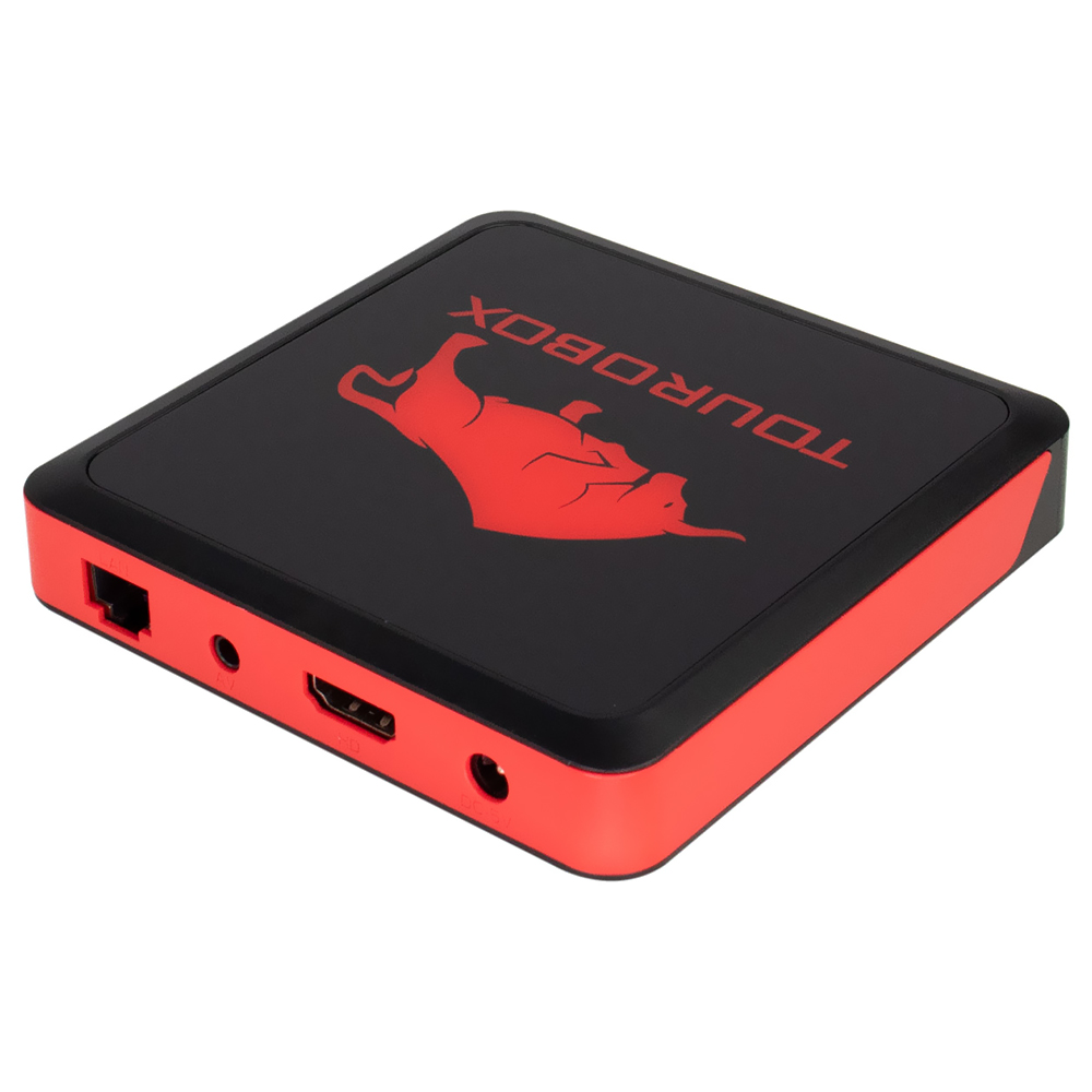 Receptor Digital Tourobox 1GB de RAM / 8GB / 4K UHD - Preto