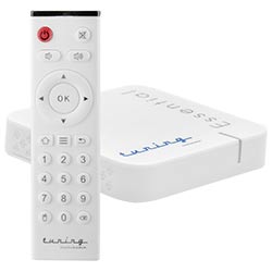 RECEPTOR DIGITAL TUNING ESSENTIAL UHD 1GB/8GB/IPTV/WIFI/HDMI/MSD/USB/LAN BRANCO 