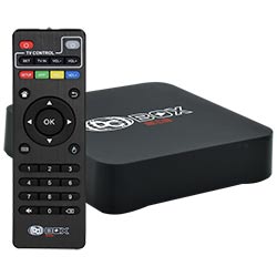 RECEPTOR DIGITAL TV BOX DC BOX 8K UHD 6D 5G 64GB/512GB/IPTV/WIFI/HDMI/USB/ANDROID 12.1 PRETO