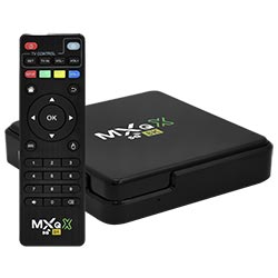 RECEPTOR DIGITAL TV BOX MXQ X 8K 5G 32GB/128GB/IPTV/WIFI/HDMI/USB/LAN/ANDROID 11.0 PRETO