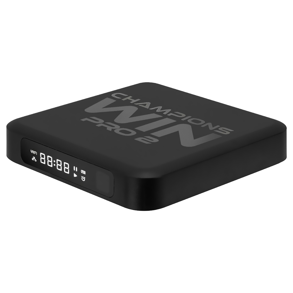 Receptor Iptv Champions Win Pro 2 2GB de RAM / 16GB / UHD / 4K - Preto