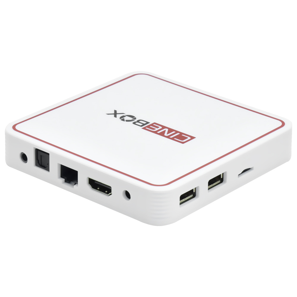 Receptor Iptv Cinebox C+ 2GB de RAM / 16GB / FHD - Branco