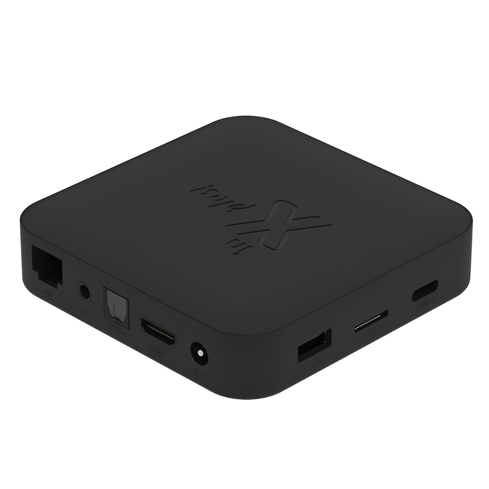 Receptor Iptv In X Plus V4 2GB de RAM / 16GB / 4K - Preto