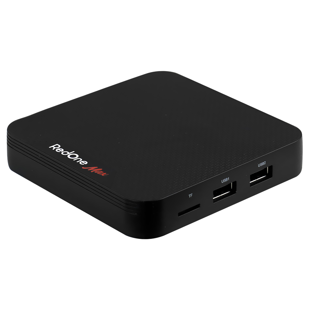 Receptor Iptv Red Play Red One Max 2 2GB de RAM / 16GB / FHD / 4K  - Preto