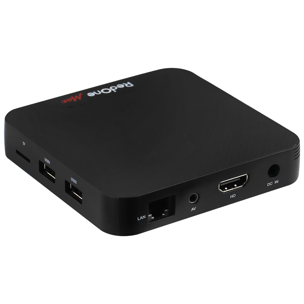 Receptor Iptv Red Play Red One Max 2 2GB de RAM / 16GB / FHD / 4K  - Preto